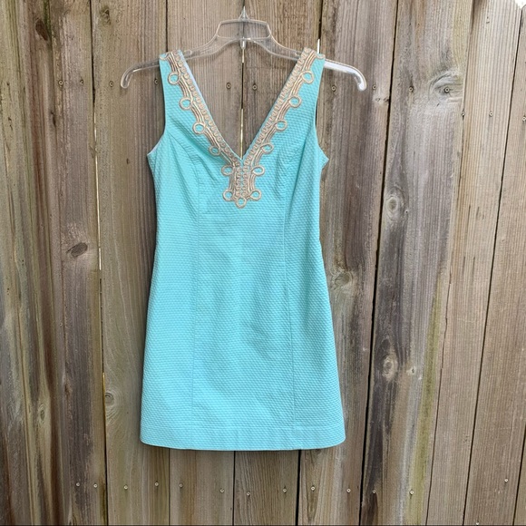 Lilly Pulitzer Dresses & Skirts - Lilly Pulitzer Shift Dress Teal Size 6